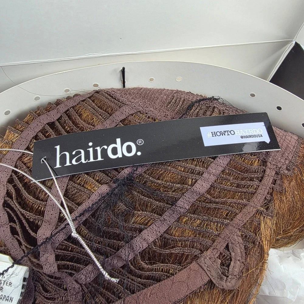 Hairdo by Hairuwear‎ Textured Cut Wig Glazed Cinnamon Med Red Ginger Avg R3025S+